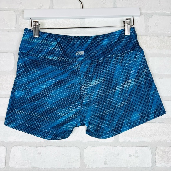 Athletic Shorts, Blue with Design, Buttery Soft, Size S/M Very Comfortable! - Picture 6 of 11